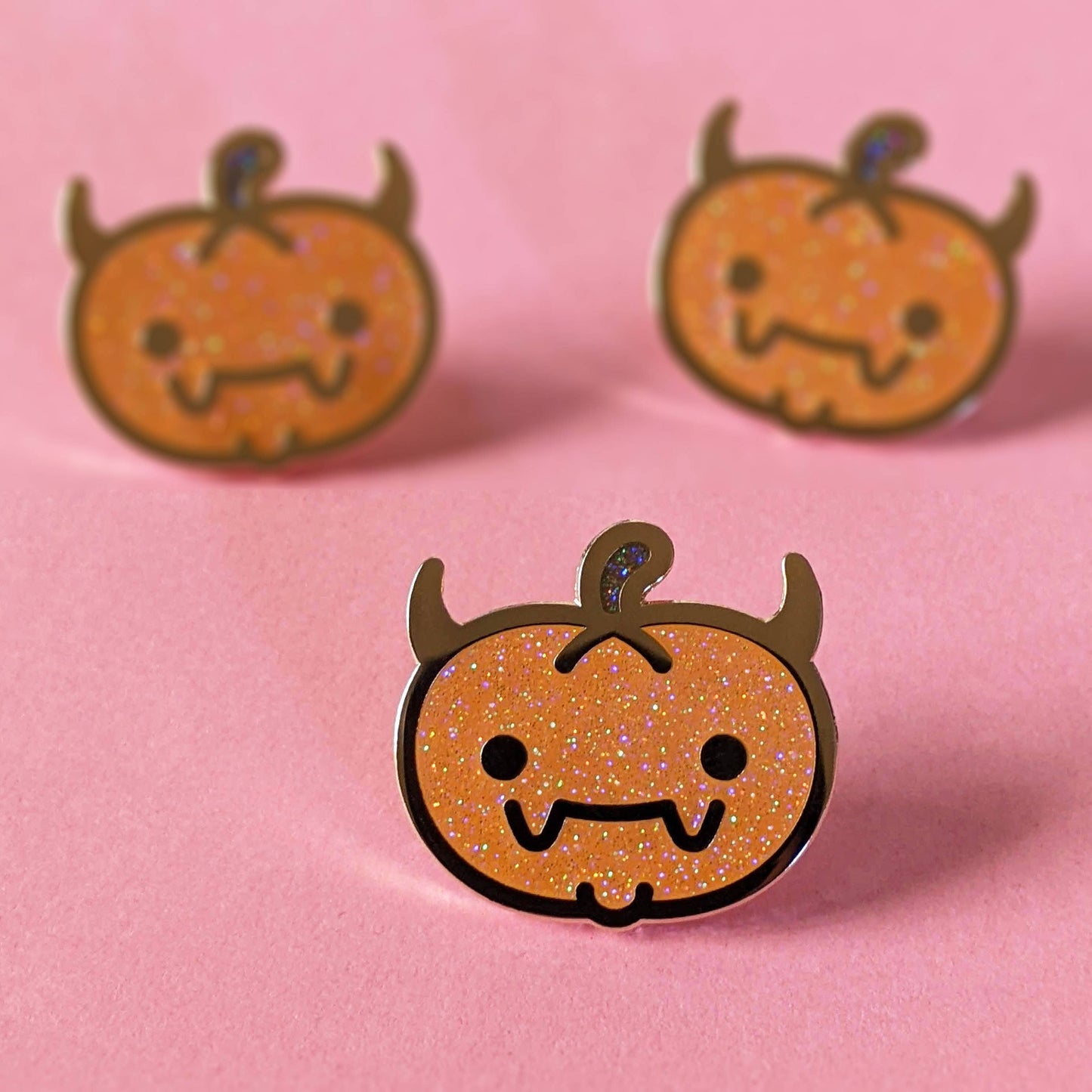 Demon Pumpkin Enamel Pin