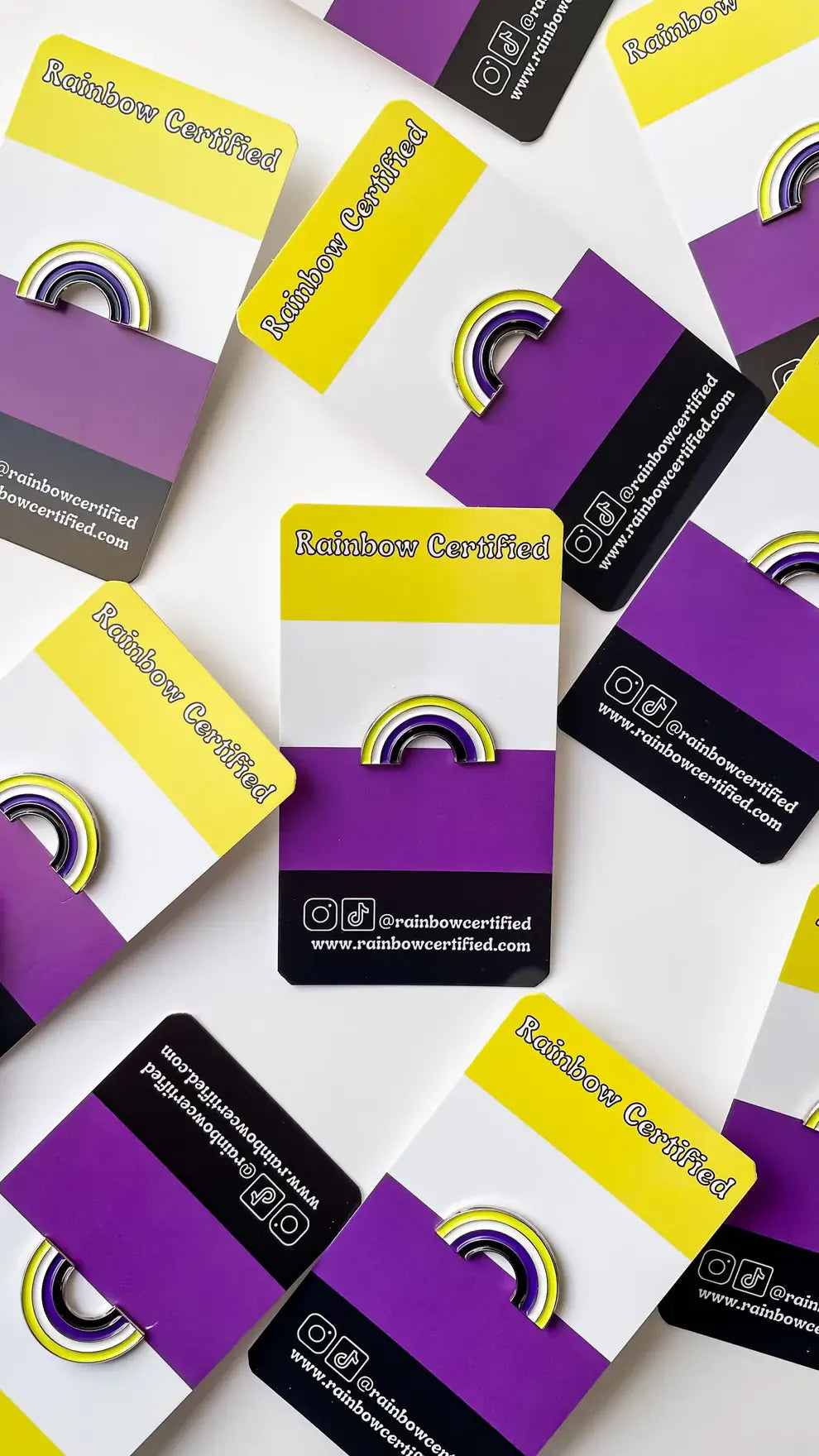 Non-Binary Pride Rainbow Pin
