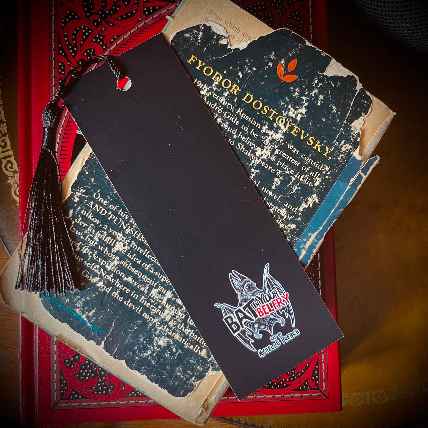 Plague Doctor Bookmark with Gold Tassel