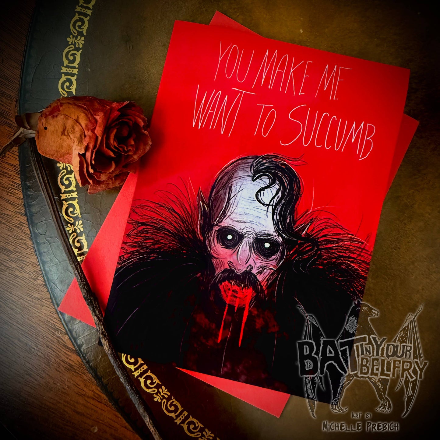 Nosferatu Valentine's Day Greeting Card