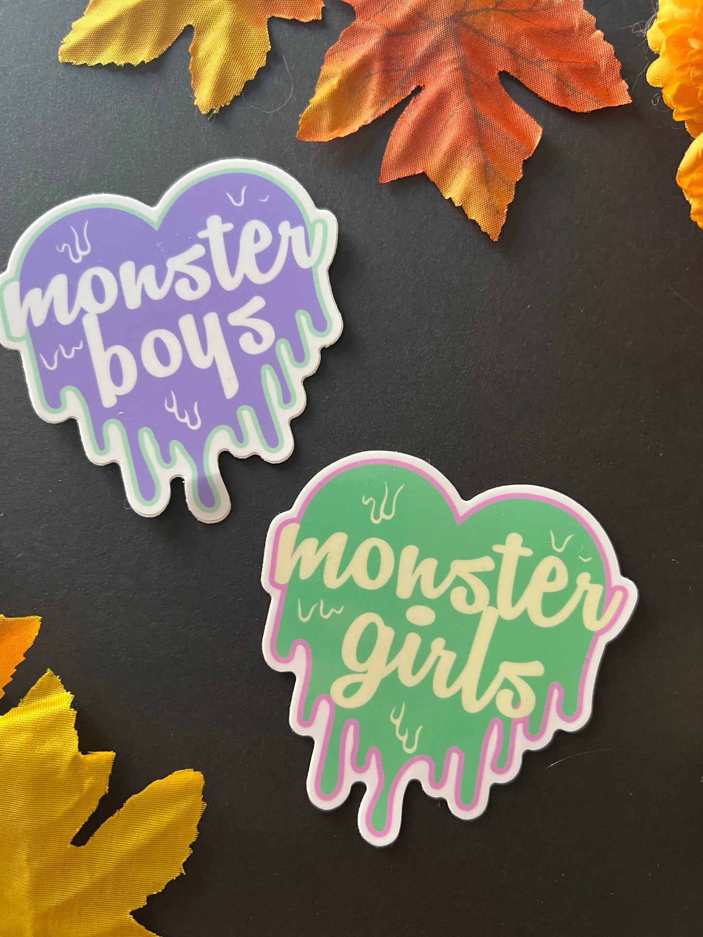 Monster Boys Heart Sticker