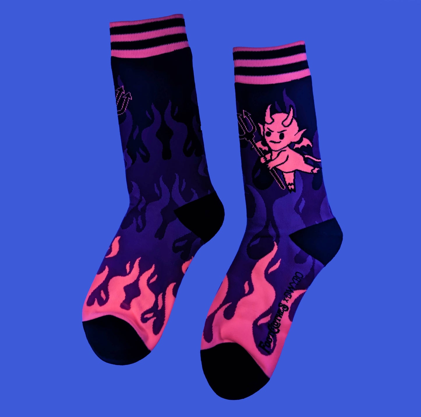 Hot as Heck FootClothes x DWYBO Crew Socks