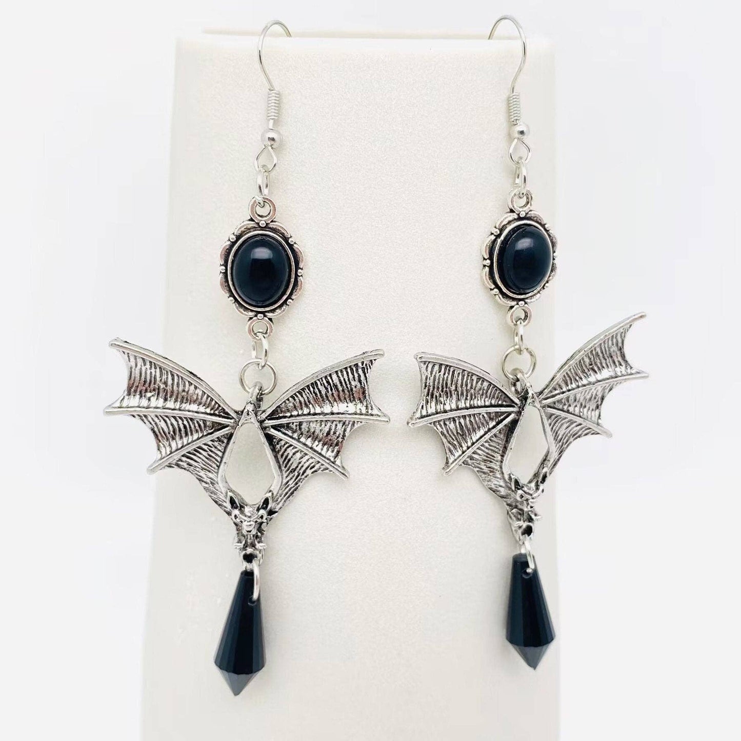 Bat Pendant Dangle Earrings
