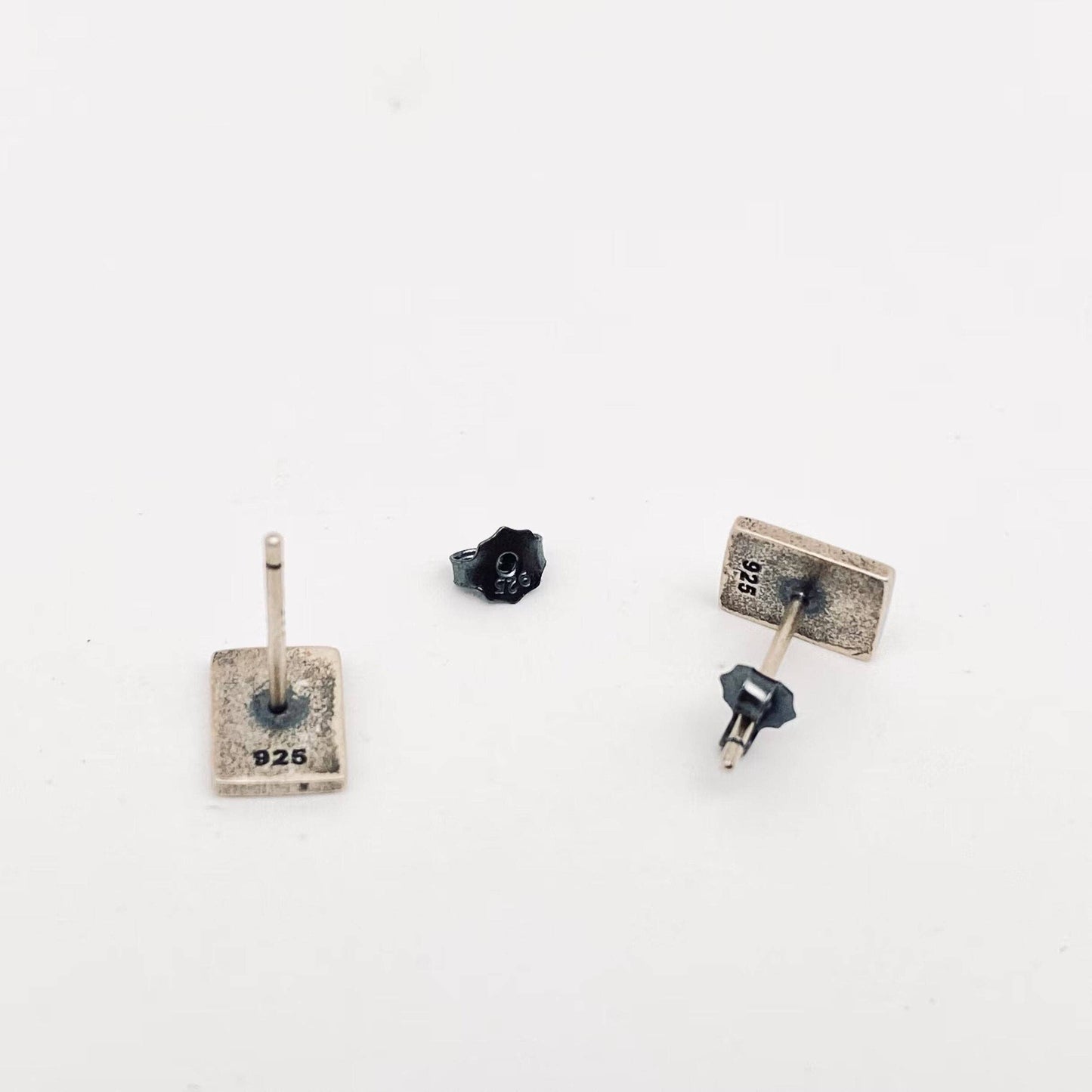 S925 Sterling Silver Ace Stud Earrings