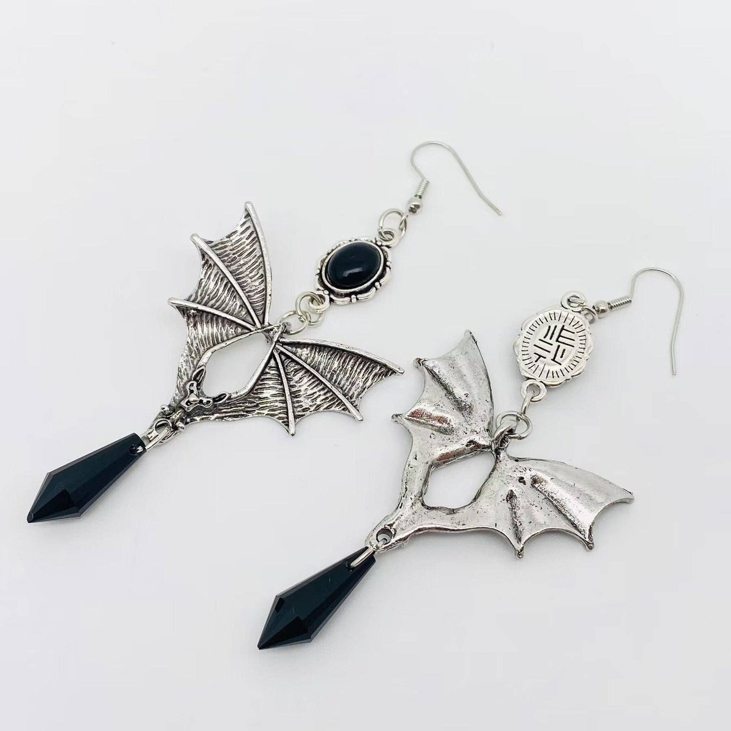 Bat Pendant Dangle Earrings