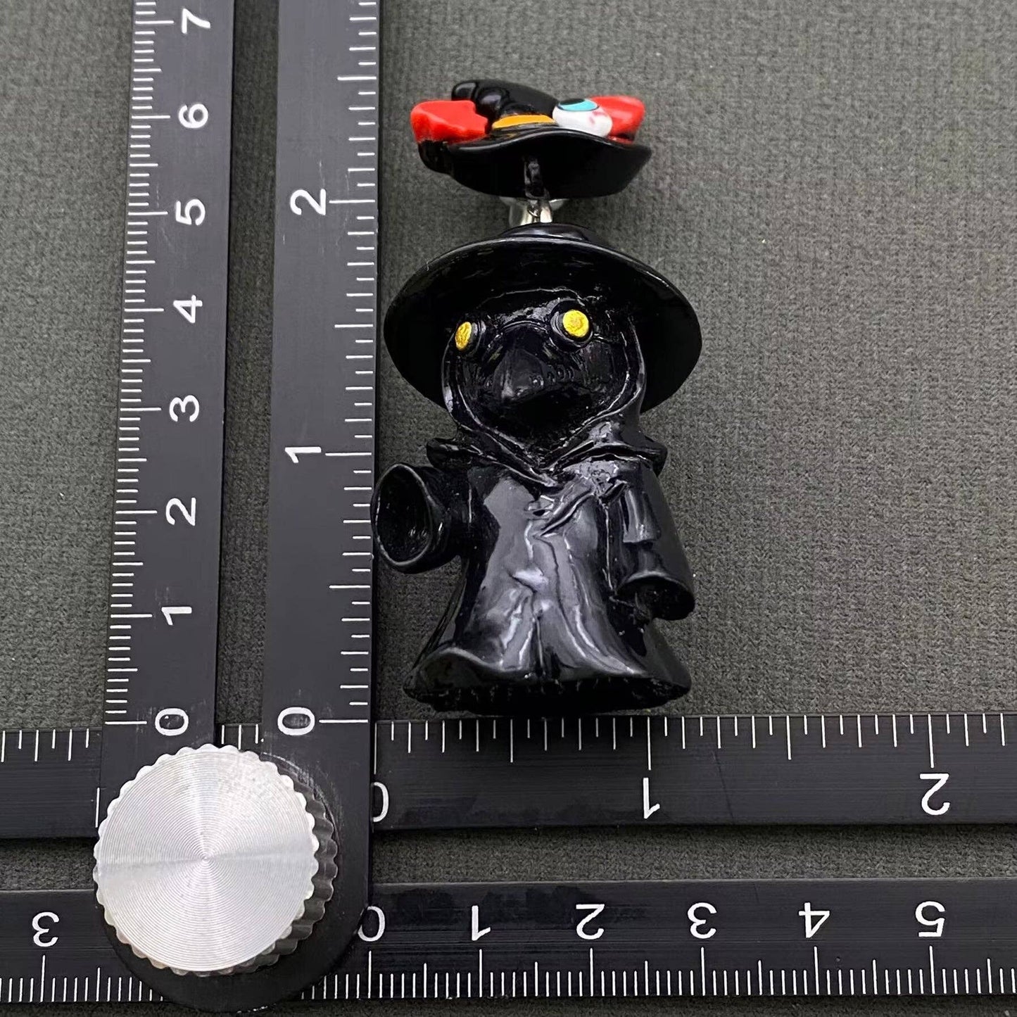 Halloween Resin Plague Doctor Dagnle Earrings