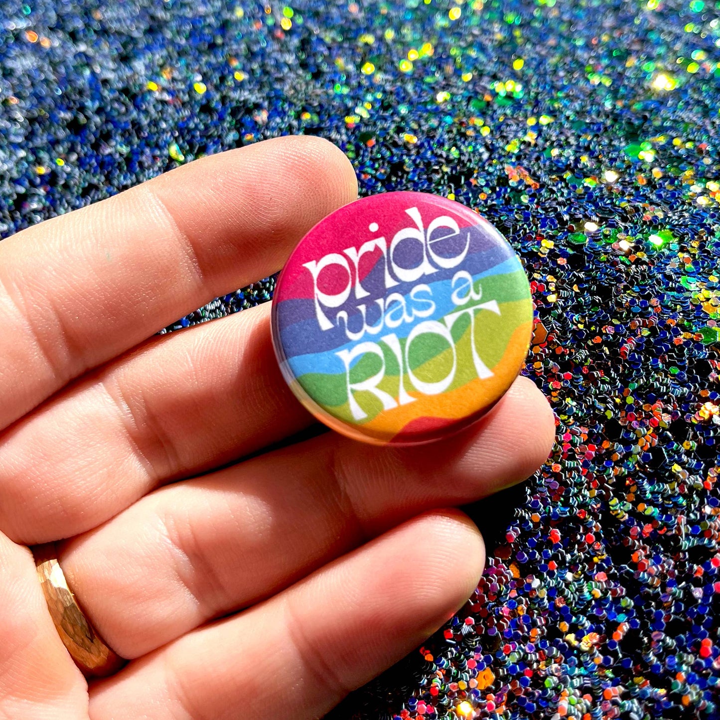 Pride Was a Riot Button