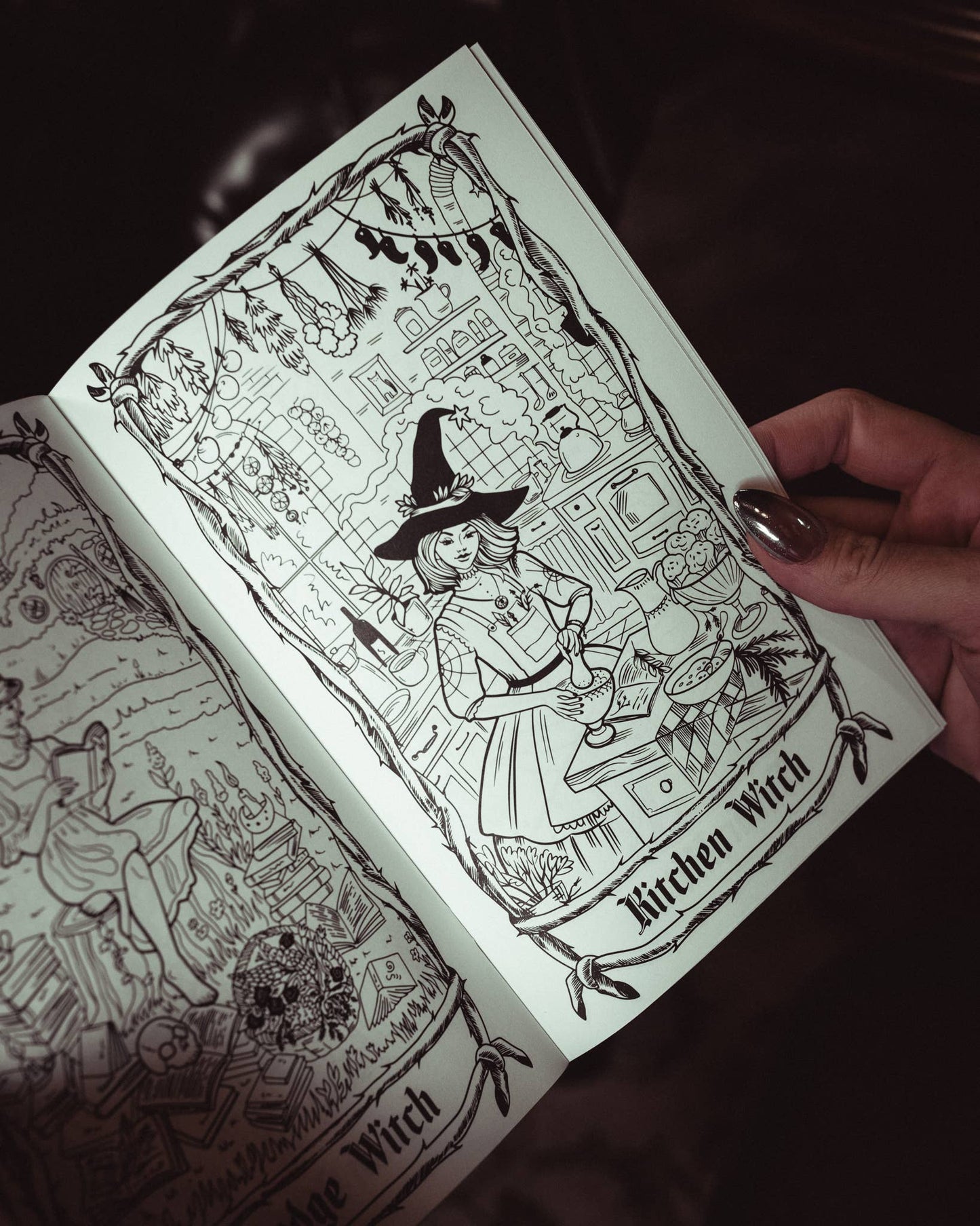 Witch Archetype Oracle Coloring Book
