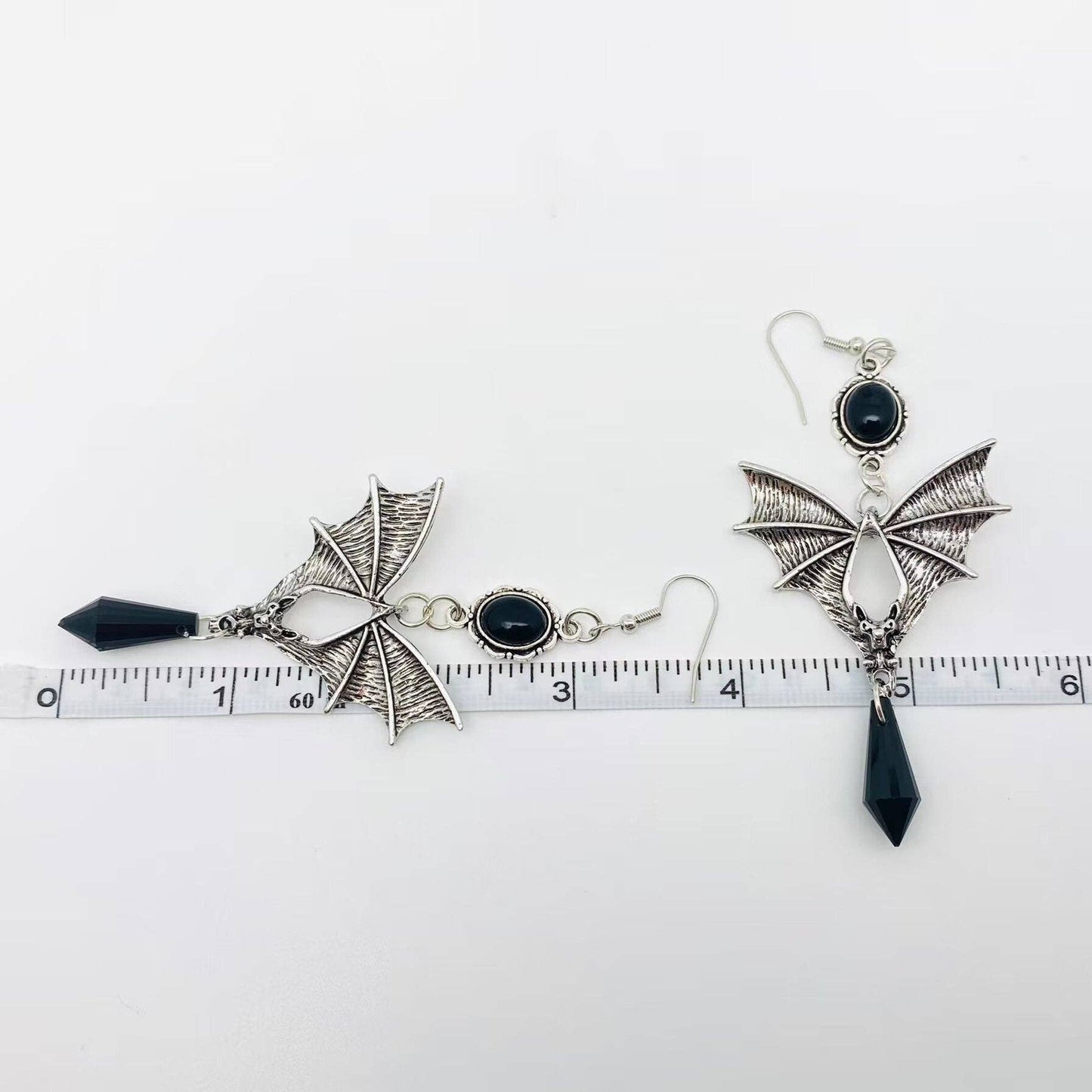 Bat Pendant Dangle Earrings