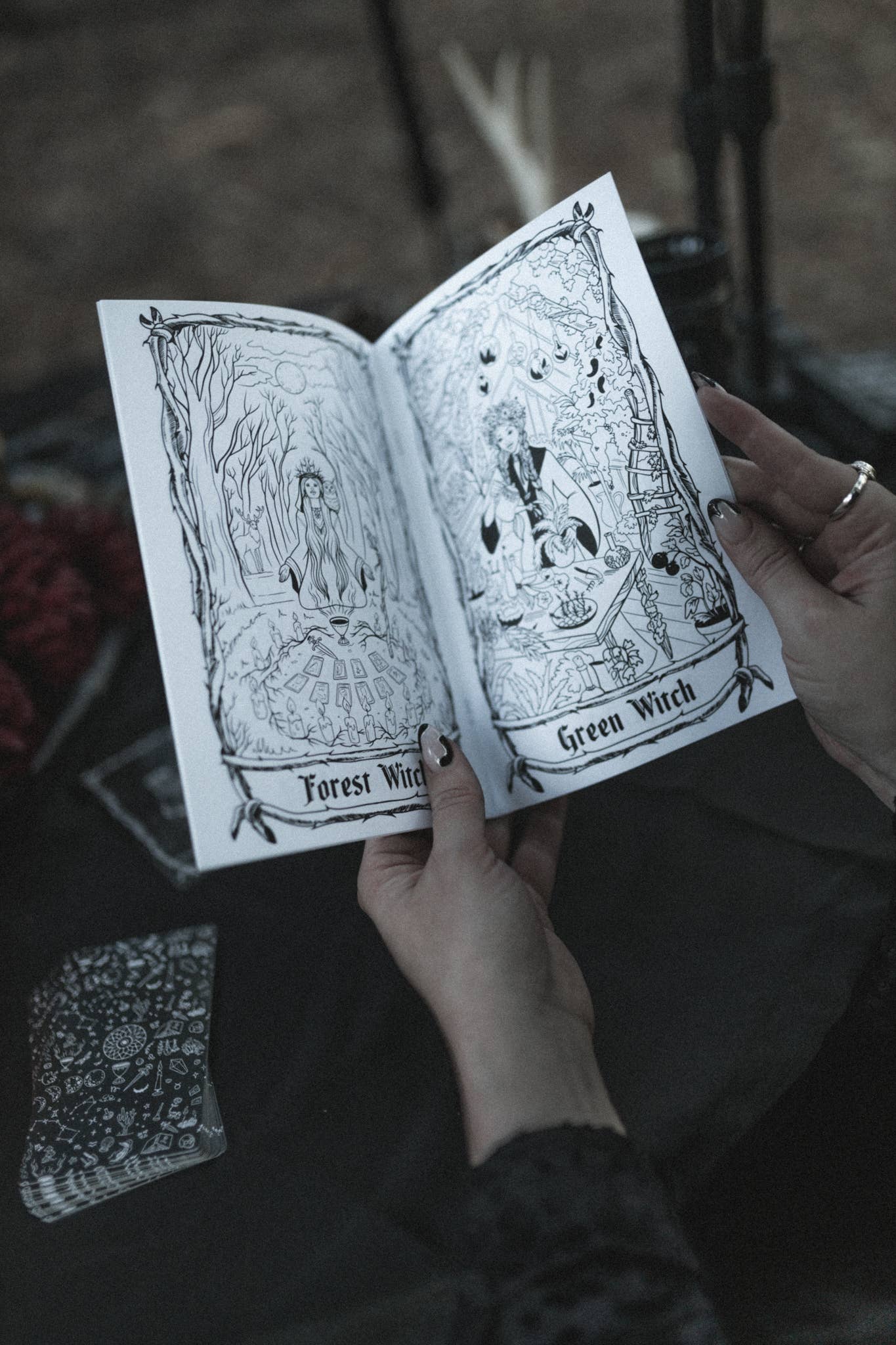 Witch Archetype Oracle Coloring Book