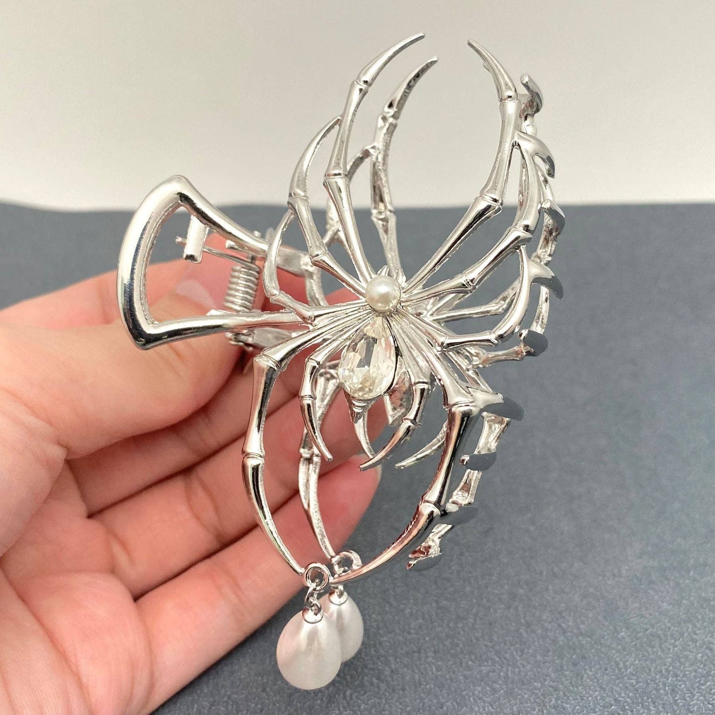 Gothic Large Spider Hair Claw Clips - GT