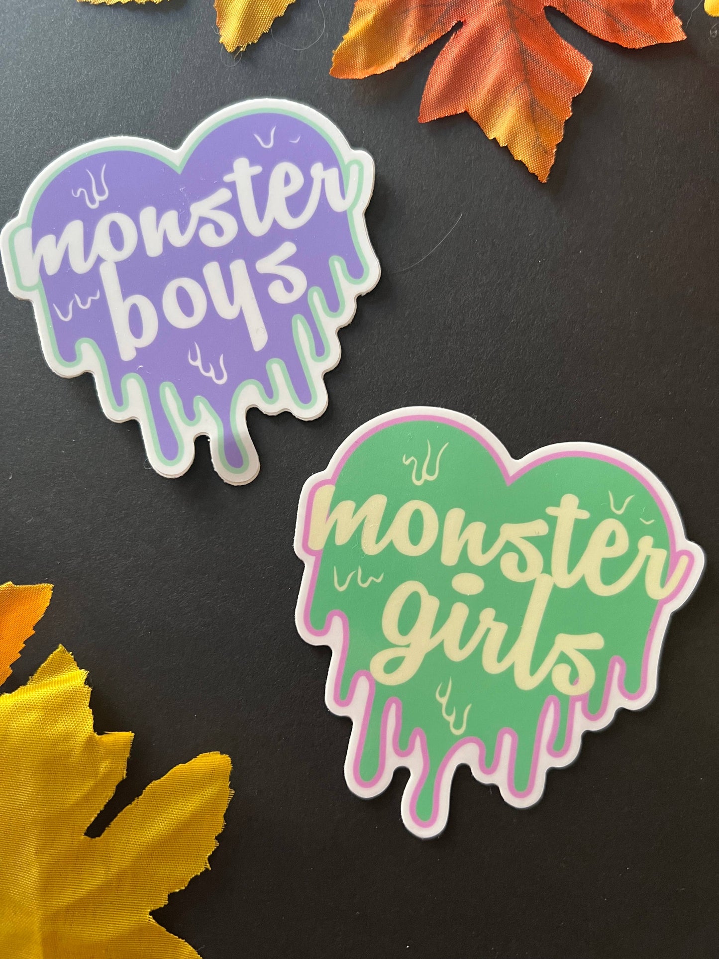 Monster Boys Heart Sticker