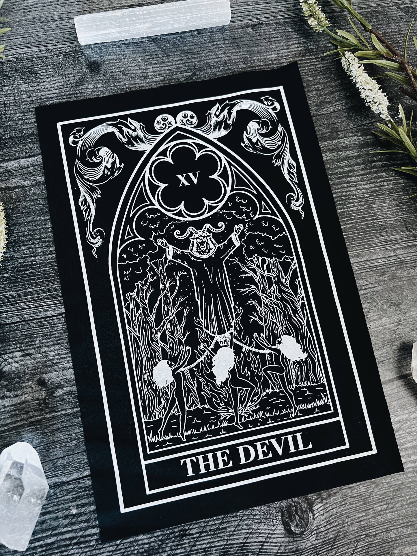 The Devil Tarot Card Back Patch