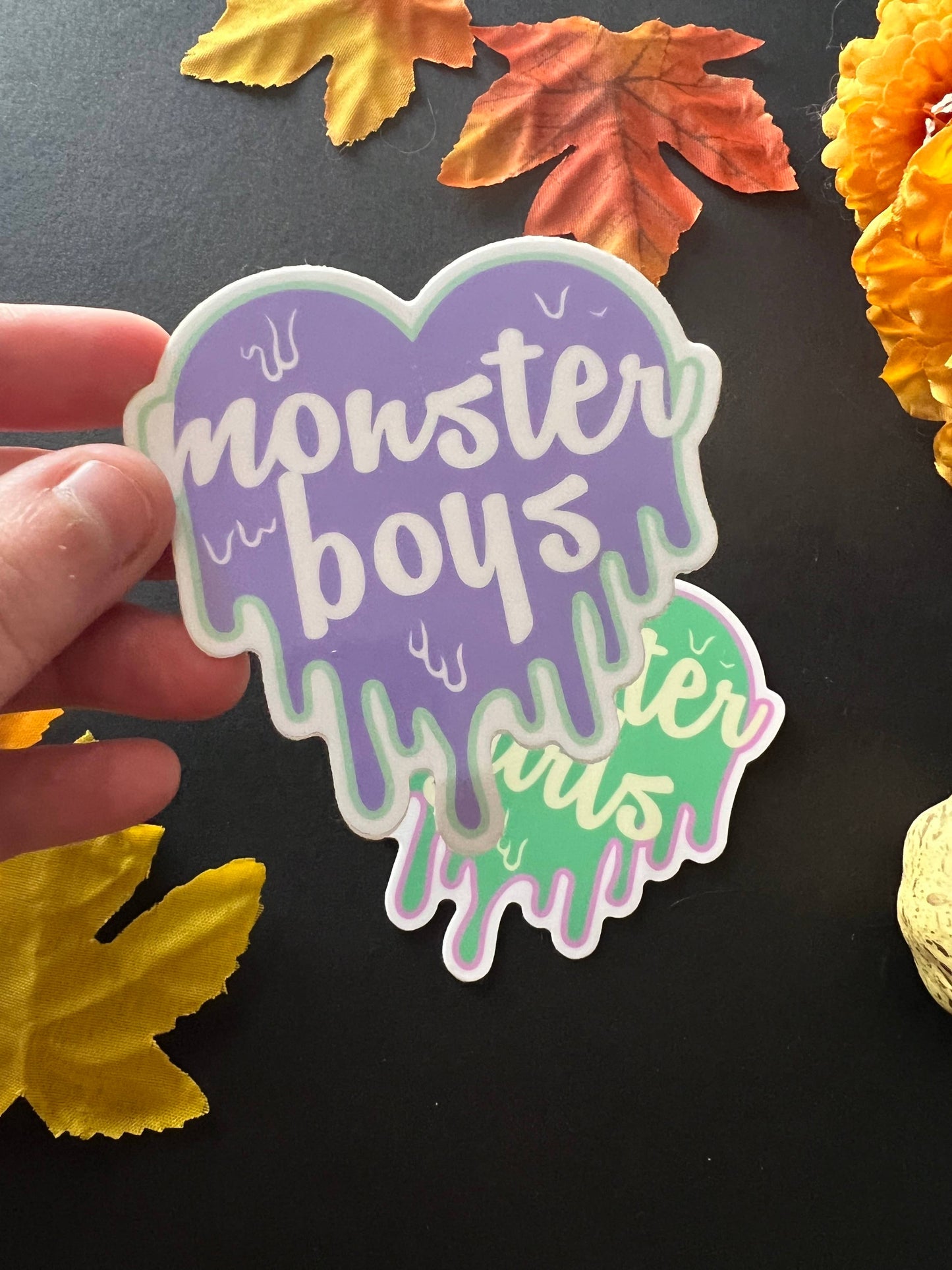 Monster Boys Heart Sticker