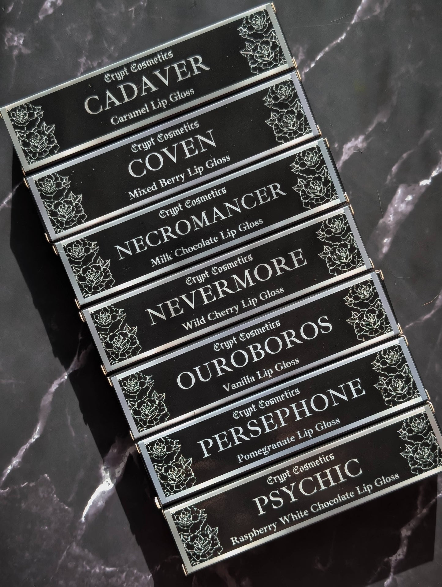 OUROBOROS (Silver Edition) - Black french vanilla lip gloss