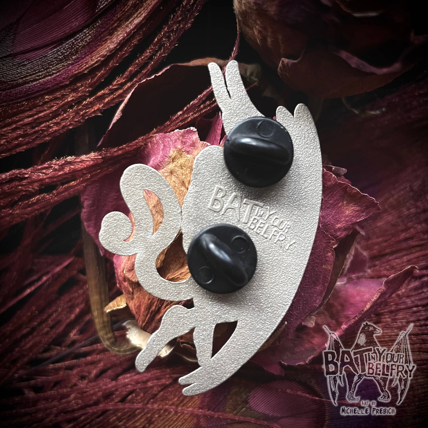 Shy Demon Enamel Pin