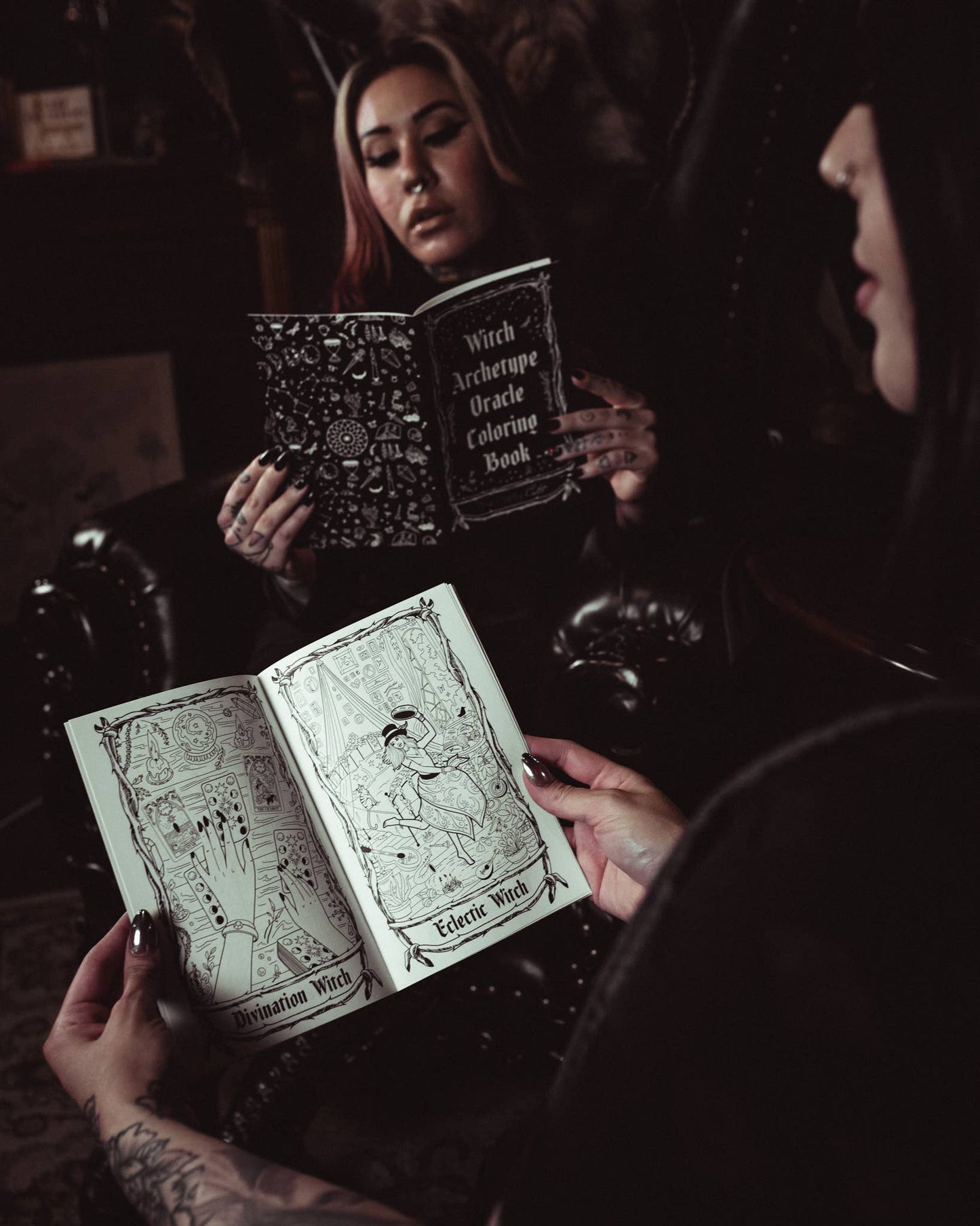 Witch Archetype Oracle Coloring Book