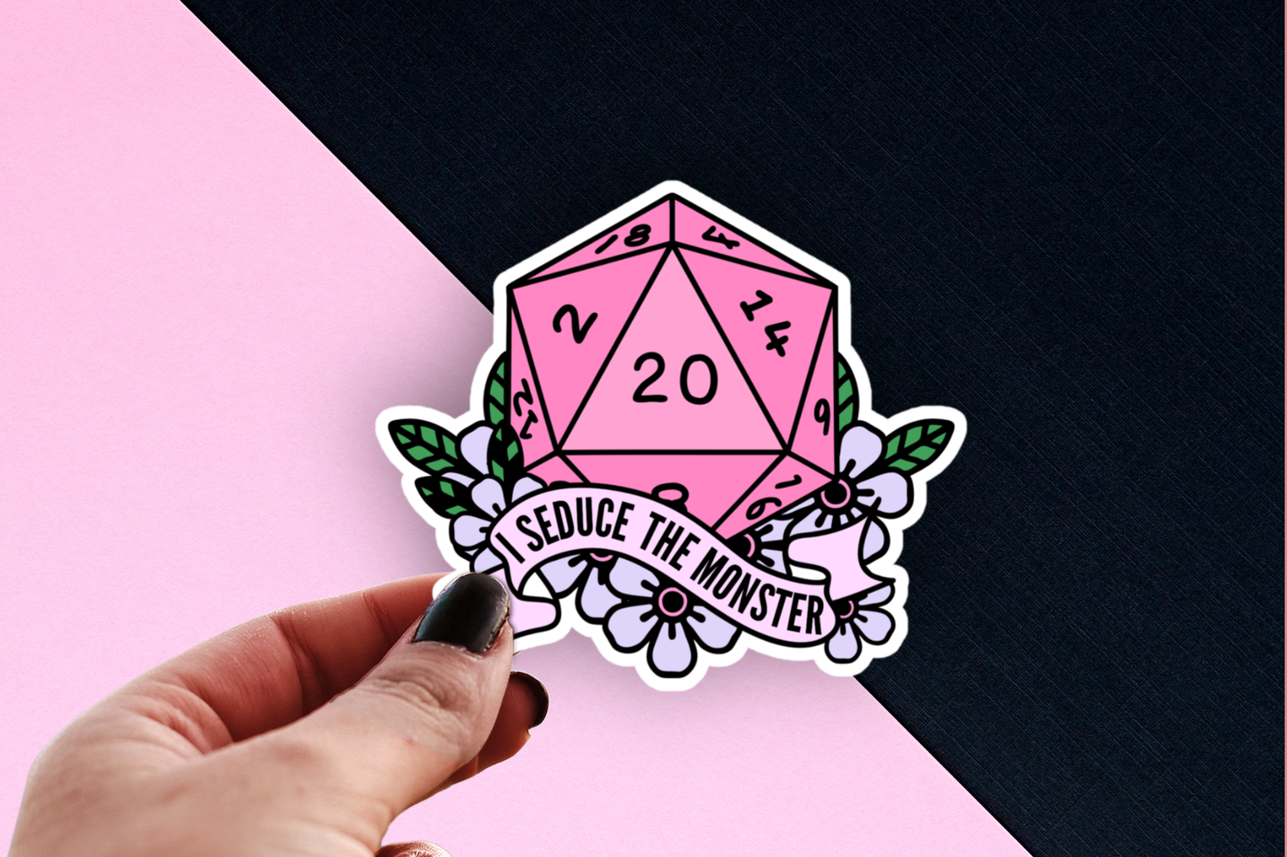 D&D Dice Sticker