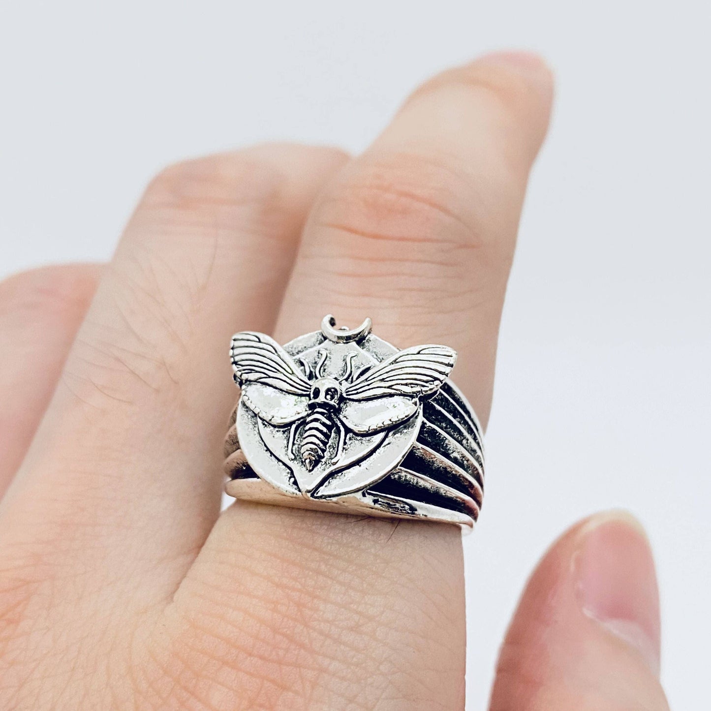 Death's Head Moth Ring