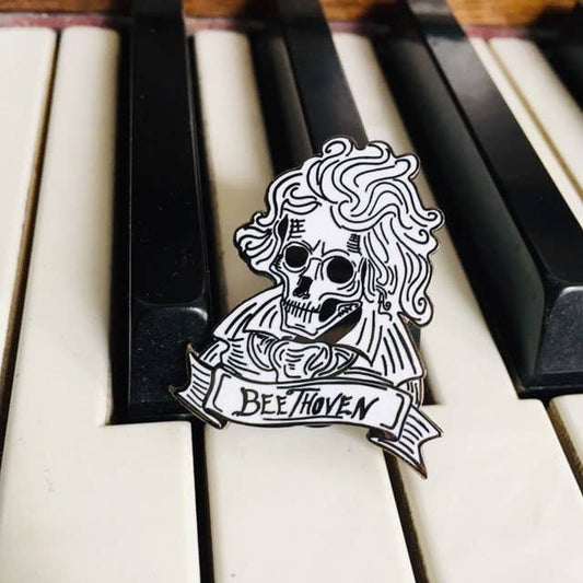 Ludwig Van Beethoven "Decomposer" Hard Enamel Pin