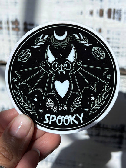 Spooky Bat Sticker, Spooky Season Sticker, Bat Lover Sticker