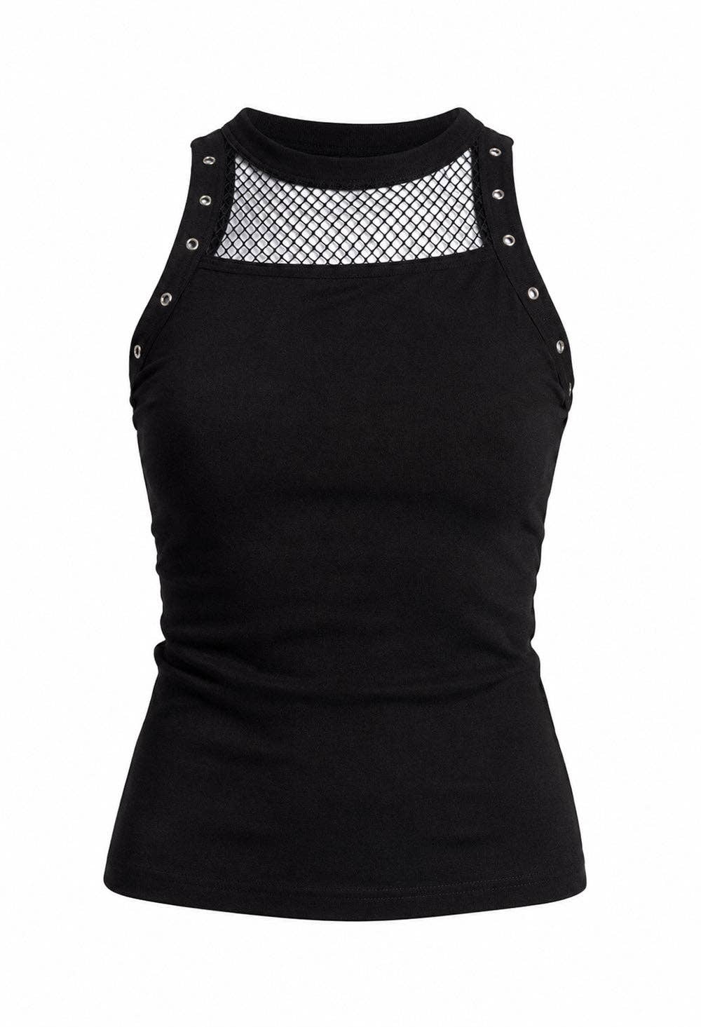 Lunar Eclipse Eyelet Tank Top