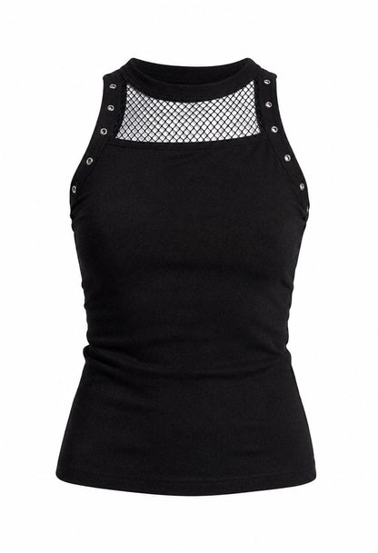 Lunar Eclipse Eyelet Tank Top