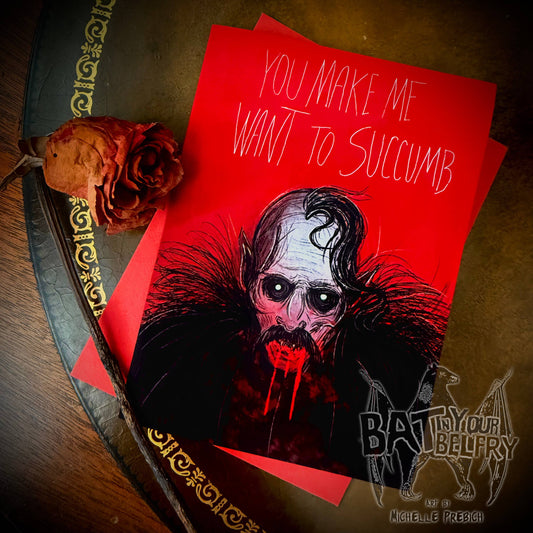 Nosferatu Valentine's Day Greeting Card 