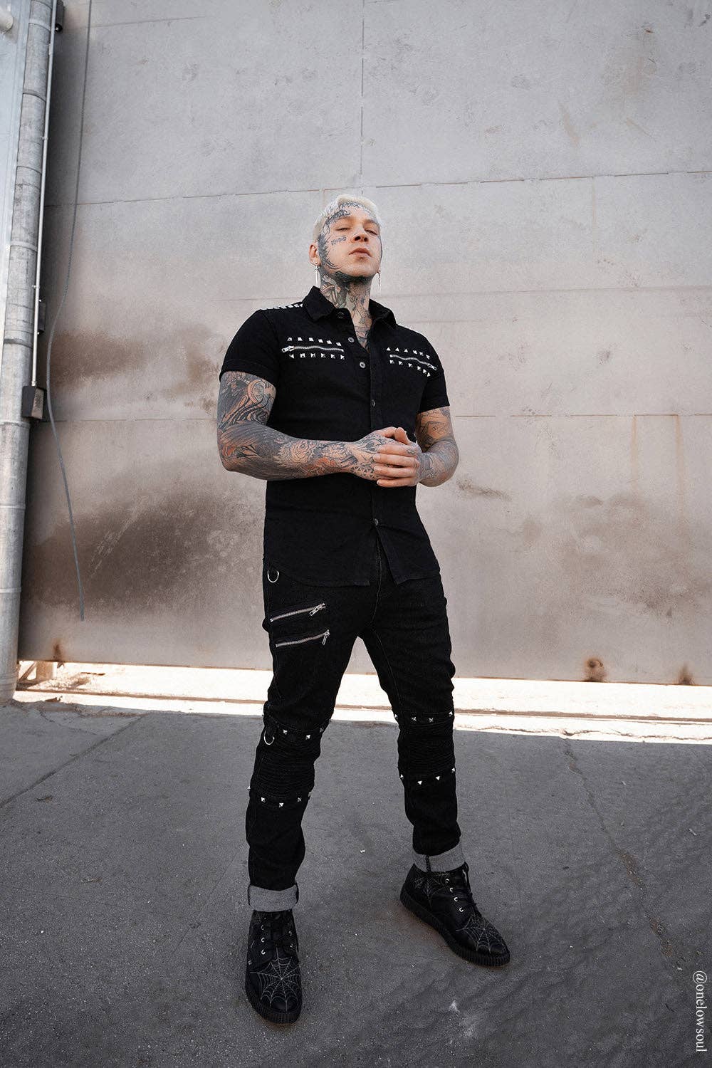Shallow Grave Studded Shirt