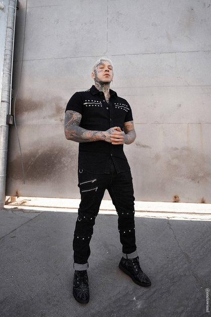 Shallow Grave Studded Shirt