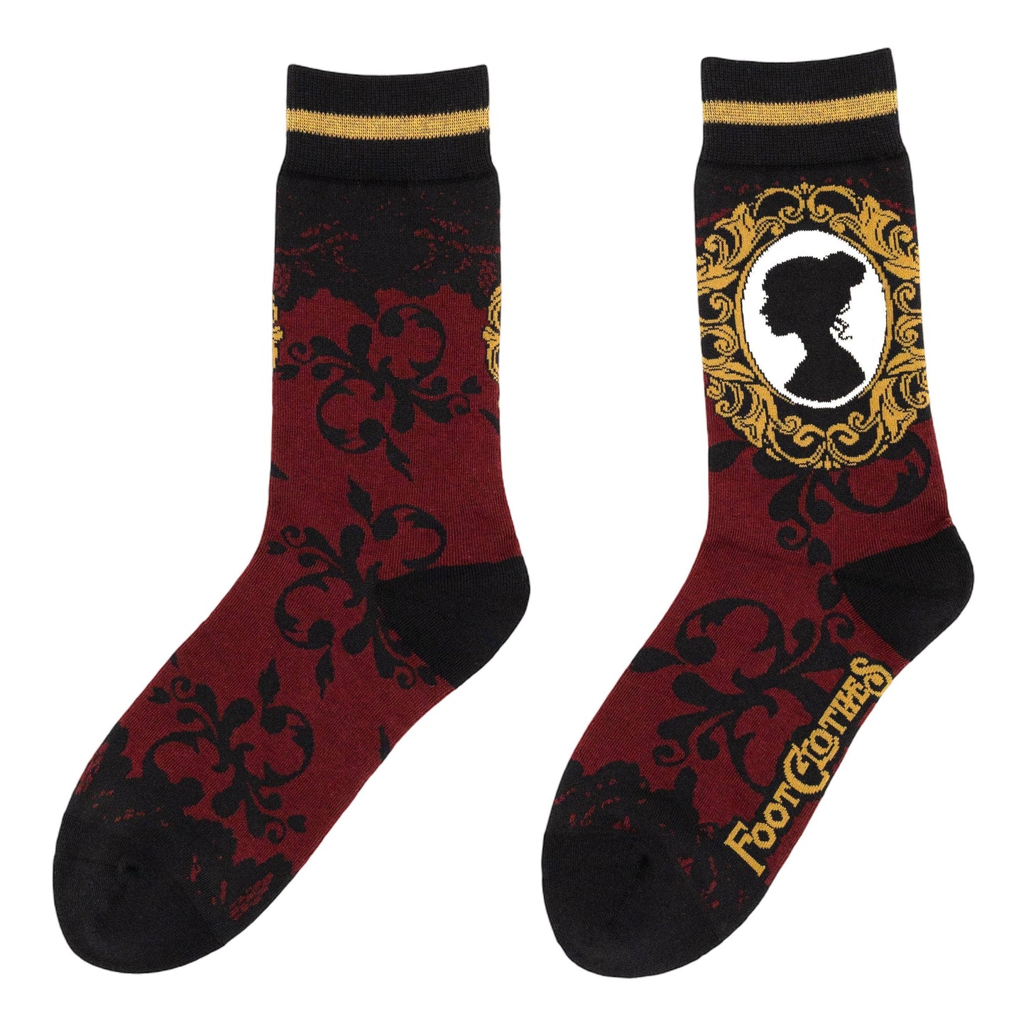 Mourning Brooch Crew Socks