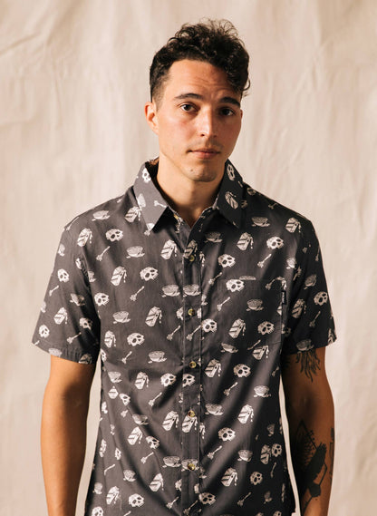 Cereal Killer Casual Button Down Shirt