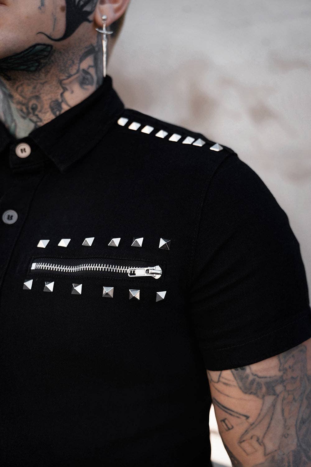 Shallow Grave Studded Shirt