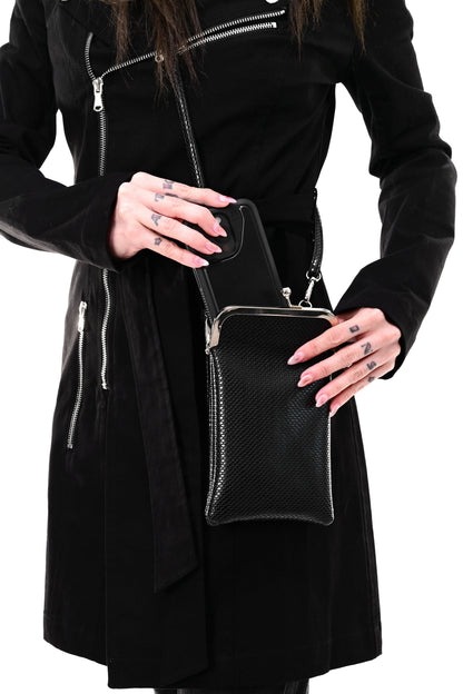 Mini Crossbody Bag - Apple Leather