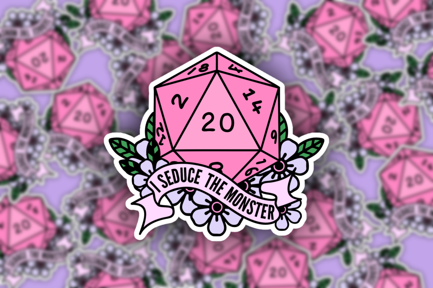 D&D Dice Sticker
