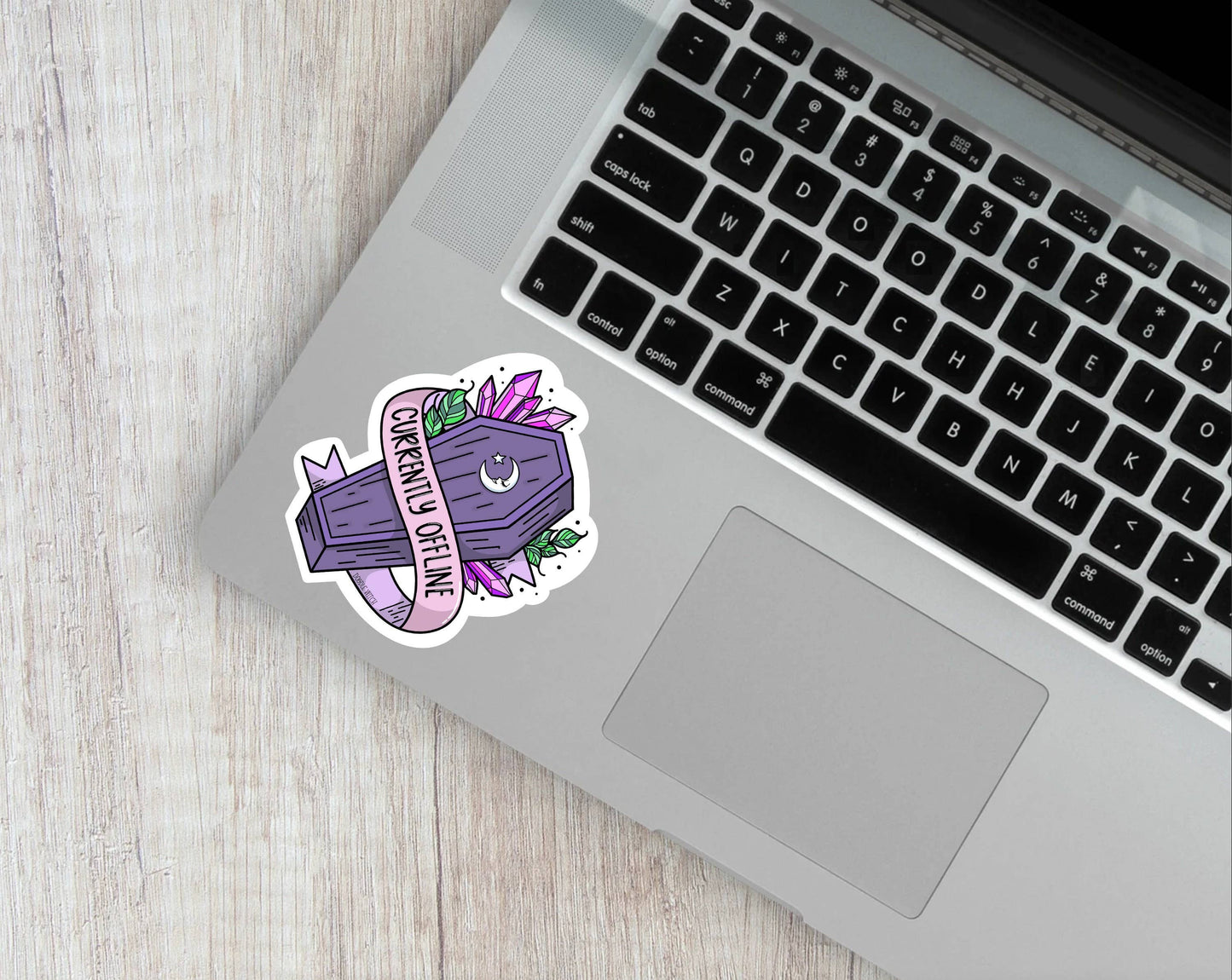 Currently Offline Sticker, Coffin Sticker, Offline Sticker
