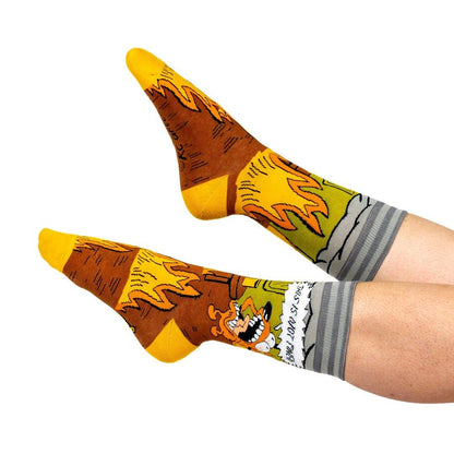 This is Fine. Also, Not Fine. Crew Socks