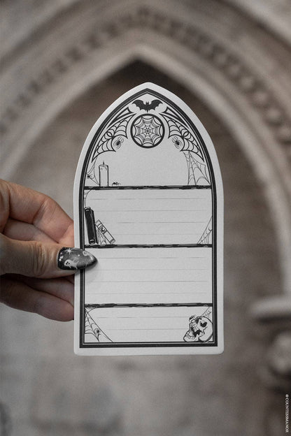 Haunted Bookcase Sticky Notes