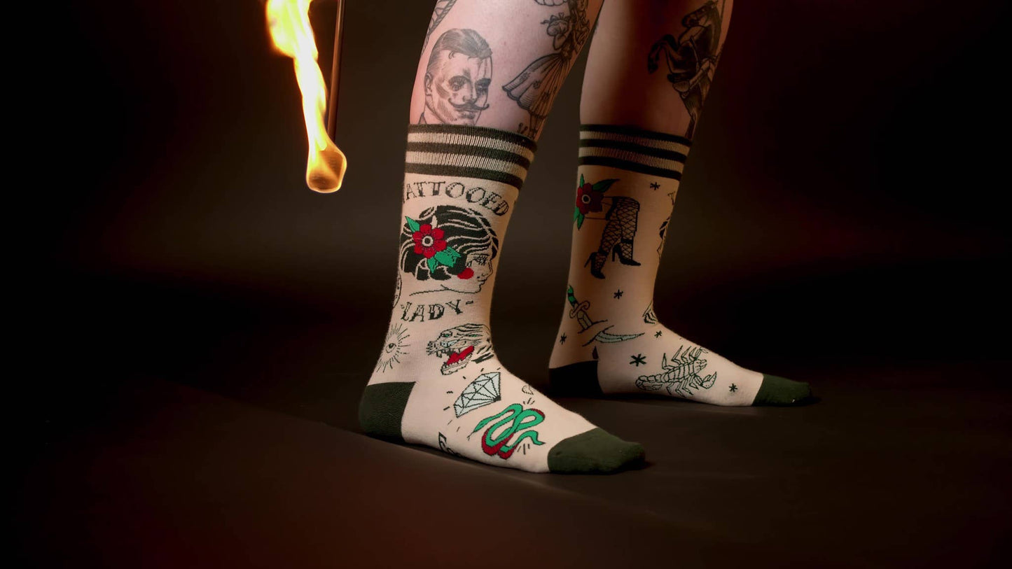 Tattooed Lady Socks