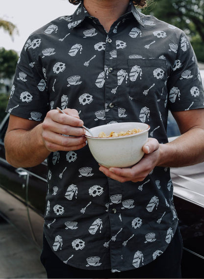 Cereal Killer Casual Button Down Shirt