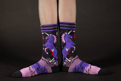 Evil AF Unicorn Socks