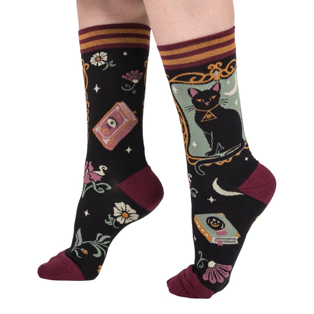Duchess Shadowfloof's Mew World Order Crew Socks