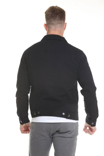 Black Men's Denim Jacket