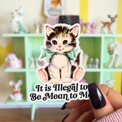 It Is Illegal to Be Mean to Me