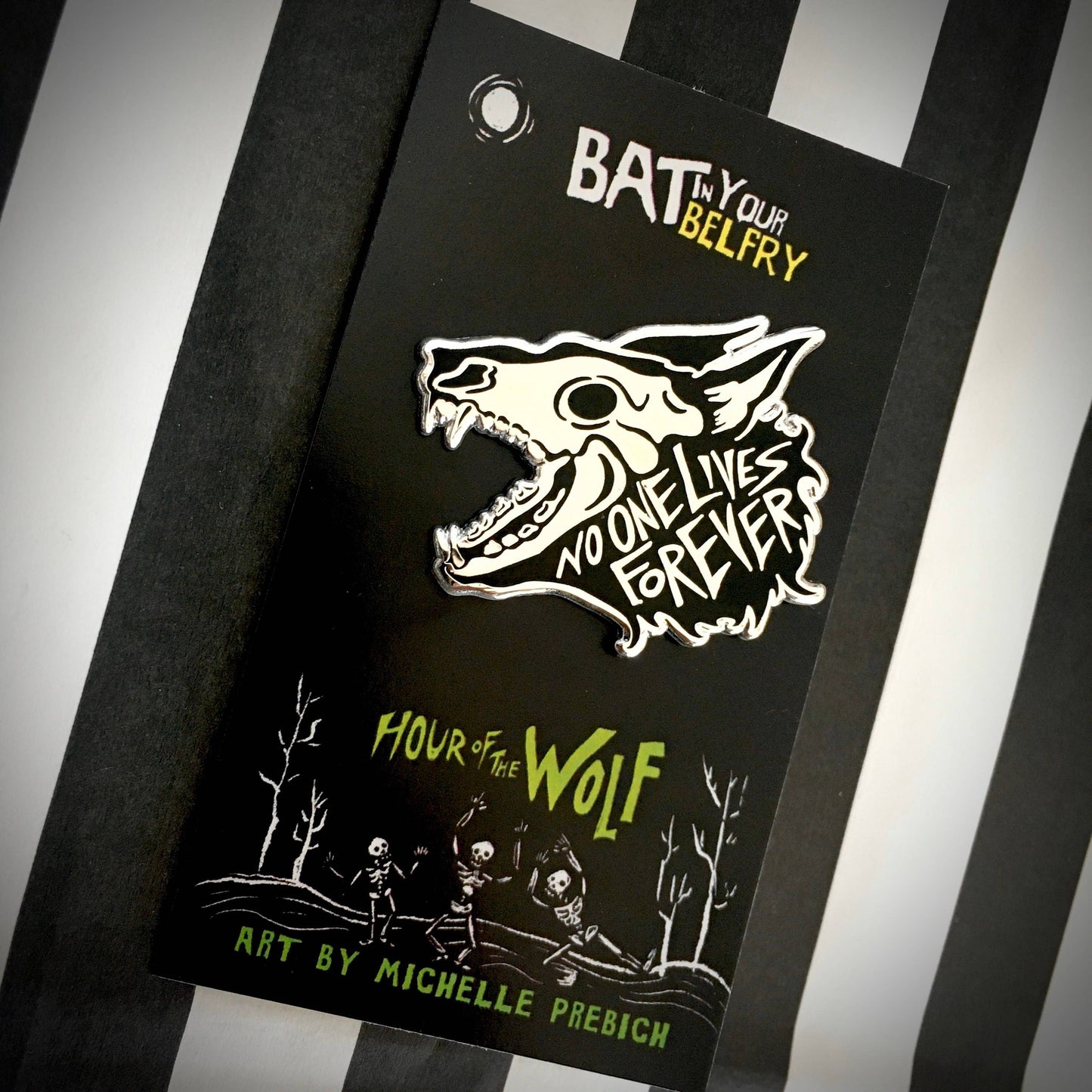 Hour Of The Wolf Enamel Pin