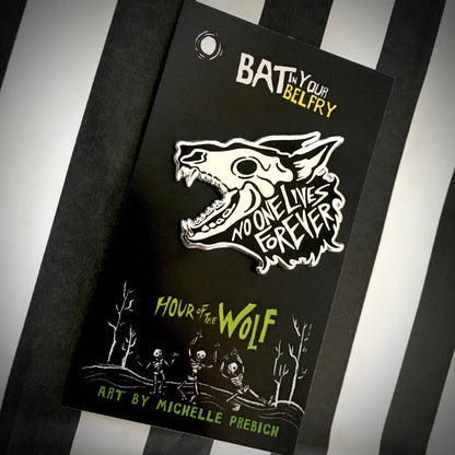 Hour Of The Wolf Enamel Pin