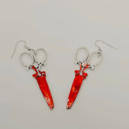 Terror Halloween Dress Up Blood Earrings
