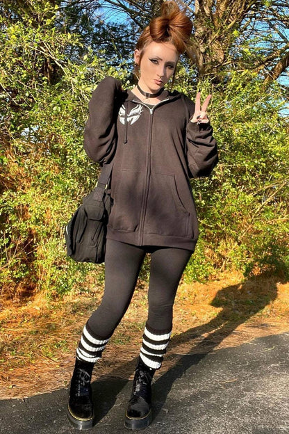 STRIPED ARM/LEG WARMERS