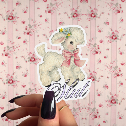 Retro Lamb Sticker