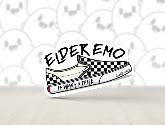 Elder Emo Music Sticker